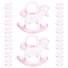 Transparente Roze Schommelende Tafeldecoratie 24 Stuks
