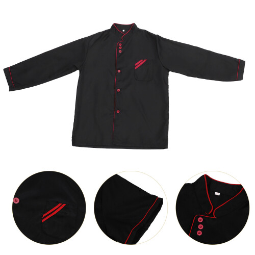 Server Schorten Zwart Voedsel Serveeroverhemd Restaurant Uniform 2