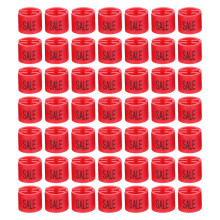 Size Labels Voor Kledingrekken Rood 200 0,4 Inch