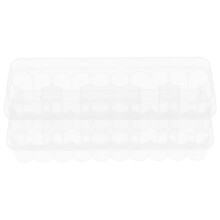 24 Stuks Injectie Opbergdoos Transparante Plastic Organizer