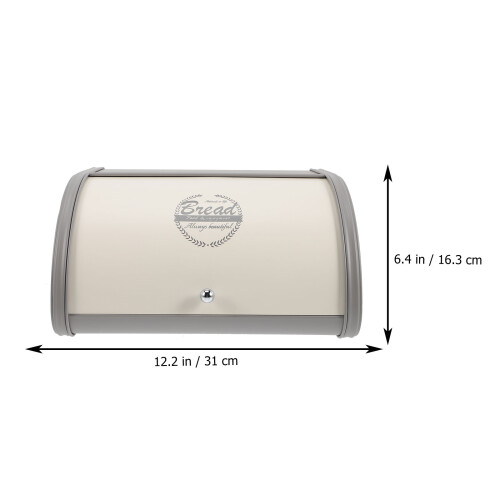 Brotbehälter Metall Desktop Eckenbrotbox 1