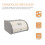 Brotbehälter Metall Desktop Eckenbrotbox 5