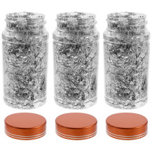 3 . 3G Flasche Silbernes Folienpapier Für Nagelkunst Diy