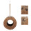 1Pc Light Brown Coconut Shell Lizard Birds Hiding House Pet Supply 10