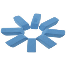 8Stk Scrub Radierer Prüfungs Bleistift Malerei Skizzen (Blau Weiß)