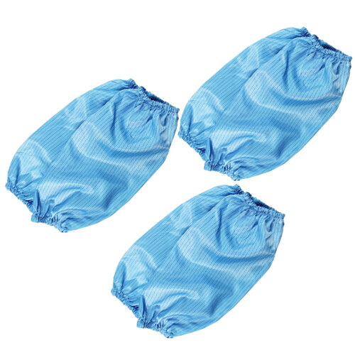 3 Paar Einweg Überzieharmstulpen Blau