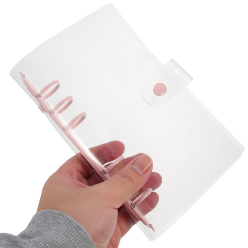 Binder Cover Mit Schnappverschluss Transparente Nachfüllbare Hülle 1