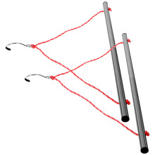 2St Opvouwbare Aluminium Droogrek Voor Outdoor En Huishouden