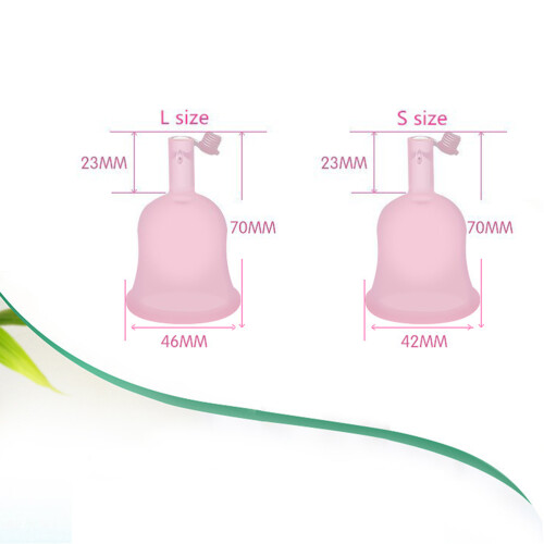 Silikon Menstruationscup Wiederverwendbar Undichtfrei Recycelbar Pink 1