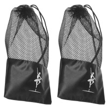 2Pcs Portable Dance Shoe Bag Ballet Shoe Storage Pouch Organizer