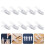 20pcs plastic lamp string clamp decorative photo note clip 3