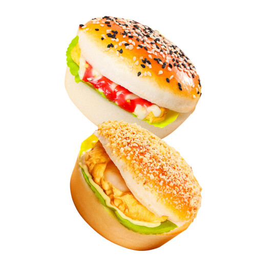 2Stk Simulation Burger Pu Für Backen Fotografie
