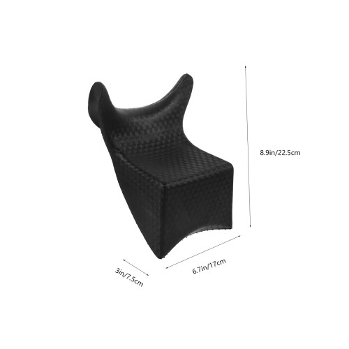 Support De Confortable Pour Bac À Shampooing En PVC Noir 1