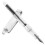 1Stylo Plume Rechargeable Argenté Design Transparent Pratique Portable 5