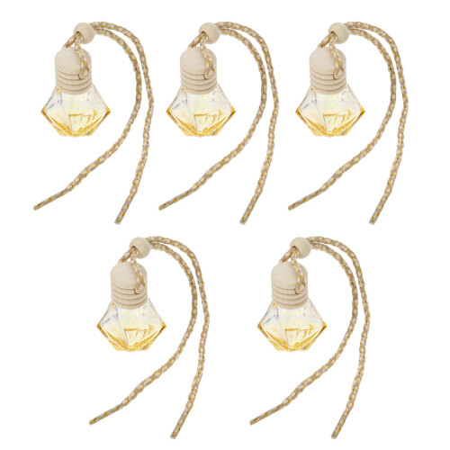 5pcs 8ml car hanging perfume aromatherapy diffuser for essential oils 2