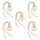 5pcs 8ml car hanging perfume aromatherapy diffuser for essential oils 4