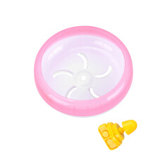 1St 14Cm Breite Pp Laufrad Für Hamster Mäuse Rennmaus (Pink)