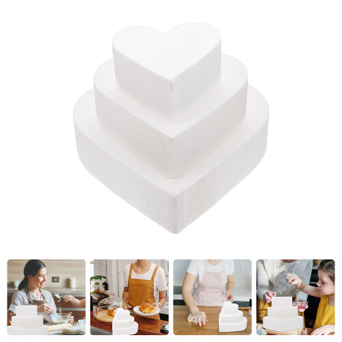 3Stück Dekorative Cakes Für Hochzeiten 2