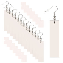 1 Set Handgemachte Sublimationsrohlinge Für Diy Ohrringe