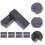 Note Clip Halter Schwarz Holz 10 Tischdeko 3