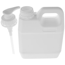 Kunststoffbehälter Mit Pumpspenderdeckel 1L Für Duschgel Und Shampoo