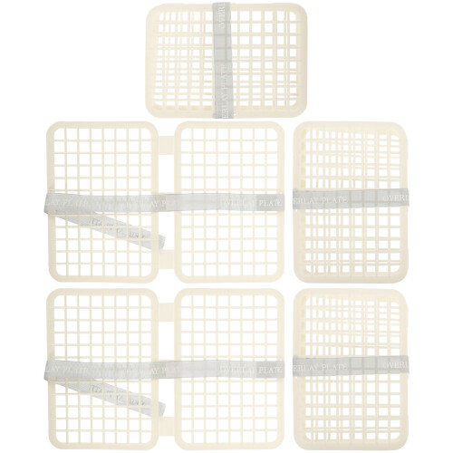 5Stk/Set Kleidungs Stapelplatte Organizer Kunststoff