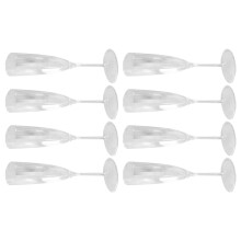 8Stk. Kunststoff Sektflöten 180 Ml
