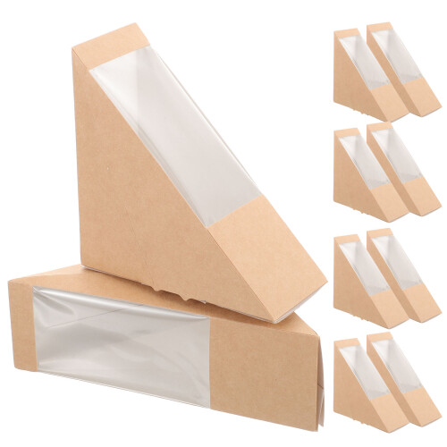 50Stk Gebäckverpackungen Mit Sandwichbox Lebensmittelbox 1