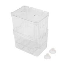 Aquarium Fischzucht Schwimmbrutkasten Zuchtbox (Transparent)