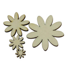 50St Eco-Freundliche Pflaumenknopf Dekorative Blumenverzierung