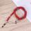 Ethnic Style Brillenhalter Kette Rot 9