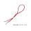 Ethnic Style Brillenhalter Kette Rot 2
