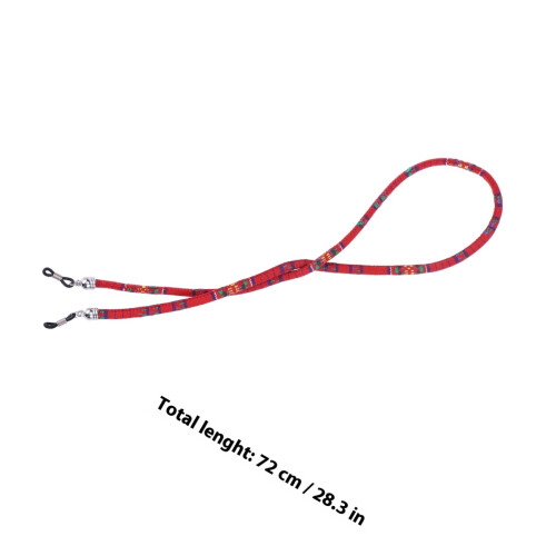 Ethnic Style Brillenhalter Kette Rot 2