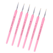 6St Wolf Hair Tip Für Lackierung, Detailmalerei Und Zeichnung