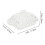 Clear Food Container Butter Crisper Mit Deckel 2