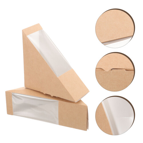 50Stk Gebäckverpackungen Mit Sandwichboxen 2