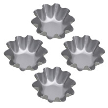 4Stk Eier Aluminiumlegierung Mini Backform