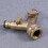 2- Doppelter Gartentürstecker Adapter Massivem Messing 7