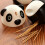 Panda Form Zahnstocher Halter Kunststoff Spender 6