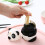 Panda Form Zahnstocher Halter Kunststoff Spender 8