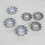 4Stk Eier Aluminiumlegierung Mini Backform 8