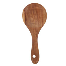 1St Teakholz Reislöffel Praktischer Großer Schöpflöffel Holzfarben