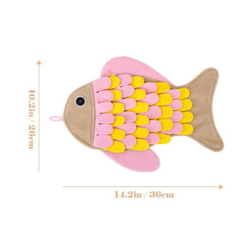 Draagbare Visvormige Snuffelmat Uit Voeden 1