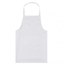 (White) Waterproof and Oil-proof Kitchen Apron with Pocket, Sleeveless and Grease Resistant for Cooking and Baking, Available Now