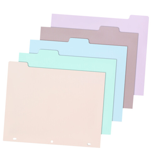 1 Set A4 Schnellhefter Mit Einleger Für Dateiorganisation