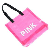 Fashion Kunststoff Große Kapazität Jelly Geldbörse Pink