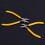 Yellow Metal Escargots Tail Plier Durable Home Kitchen Tool 4