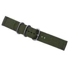 20Mm Robustes 2-Teiliges Nylonuhrband Für Uhrenersatz Armeegrün