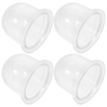 4Stk Silikon Ölkappen Transparent Für Mäher Zubehör