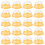 100Stk Eigelb-Puff-Verpackungsboxen Dessert-Backkeks-Behälter 3